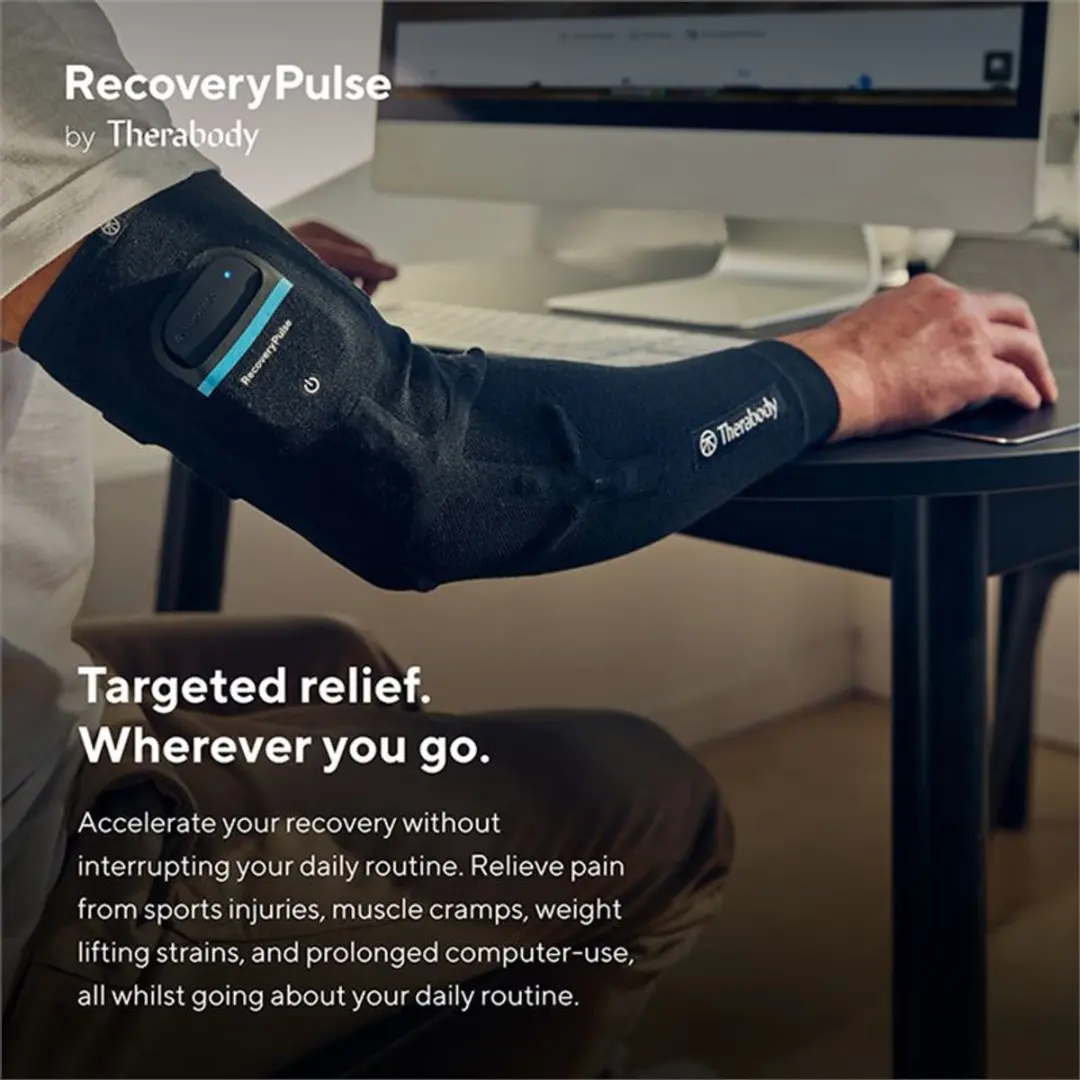Therabody RecoveryPulse Arm Sleeve M - Zwart