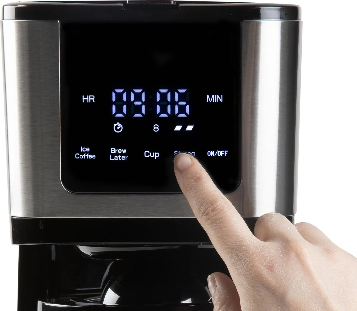 Domo DO733K Koffiezetapparaat 1.25L - 12 Kopjes - Zwart