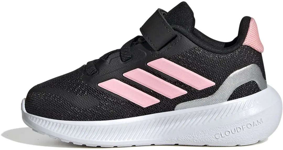 Adidas Runfalcon 5 Hardloopschoenen - 26.5 EU - Zwart/Rosa/Zilver