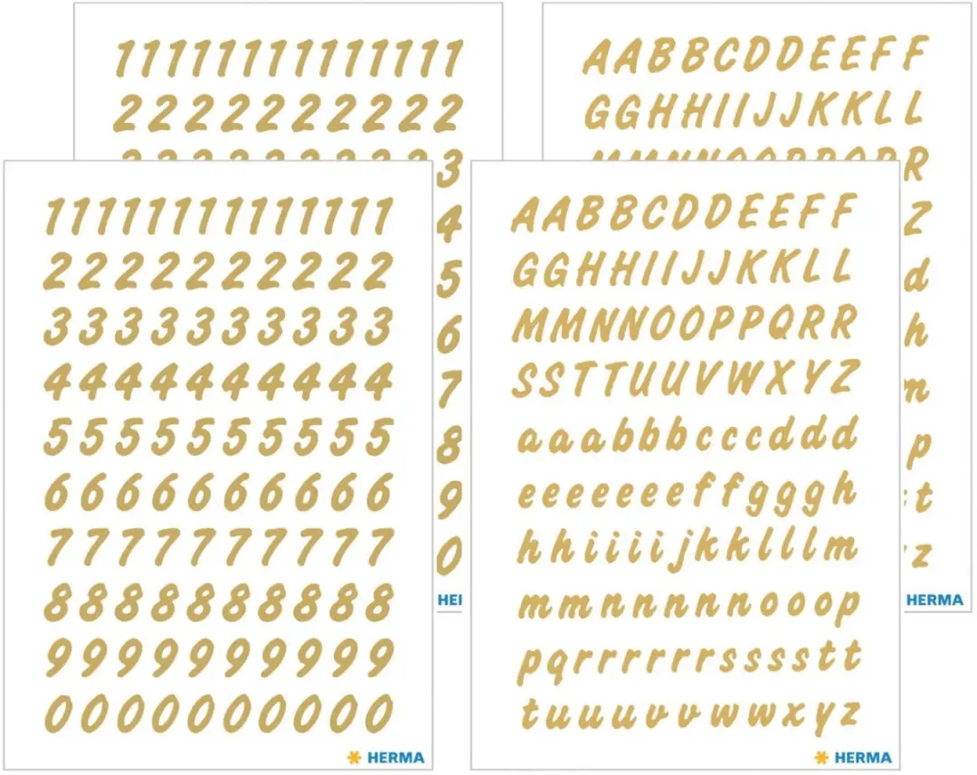 Herma Stickerletters Goud 8mm