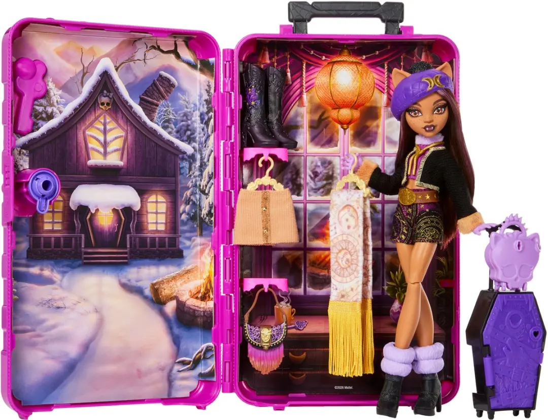 Mattel Monster High Skulltimate Secrets Clawdeen Wolf Speelset - Multi