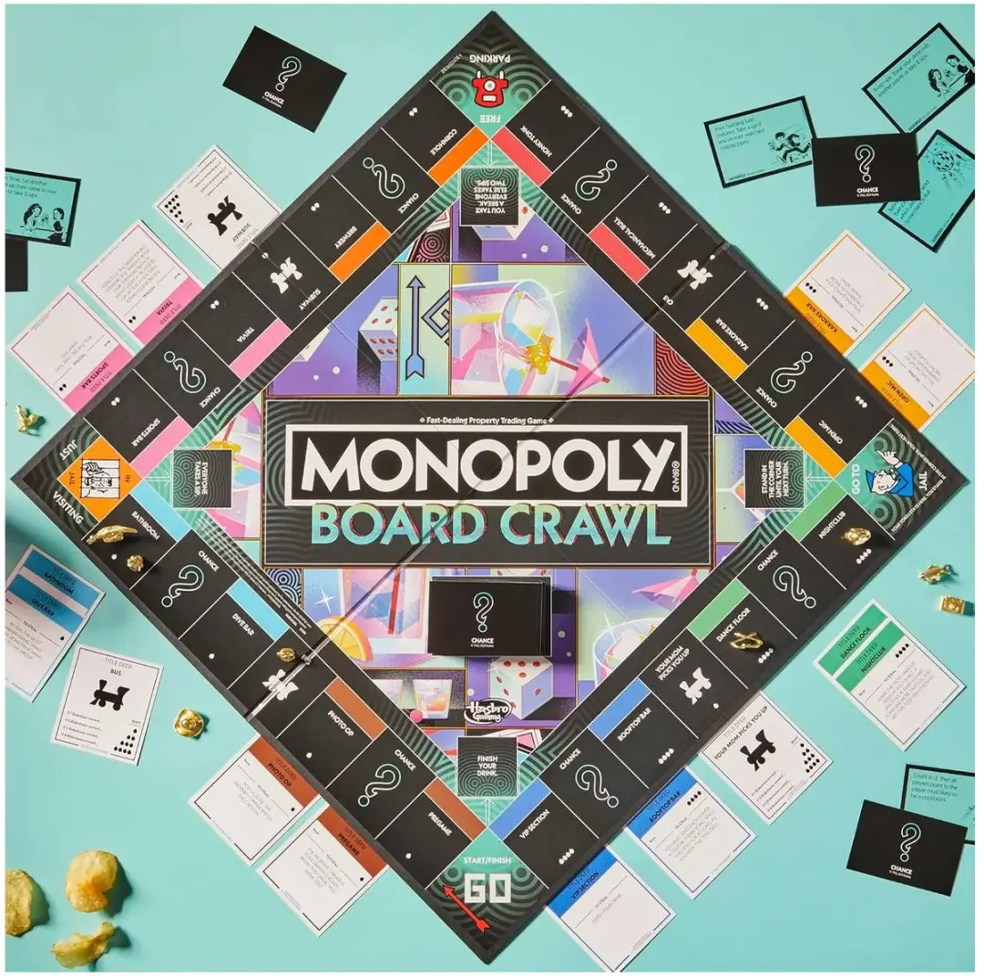 Hasbro Monopoly Board Crawl - 2 tot 10 Spelers