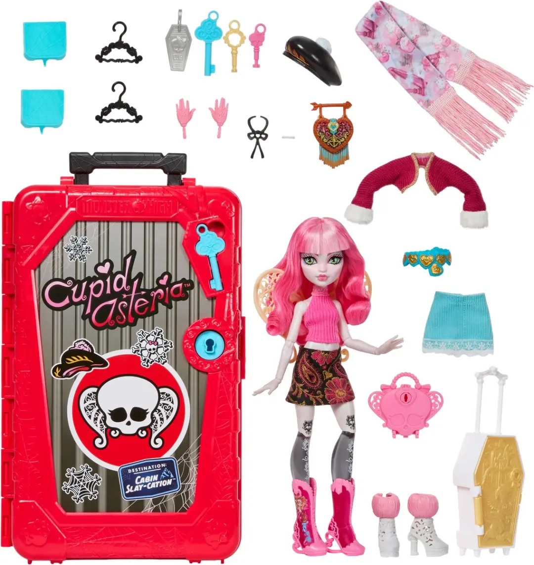 Mattel Monster High Skulltimate Secrets Cabinevakantie Speelset - Cupid Asteria