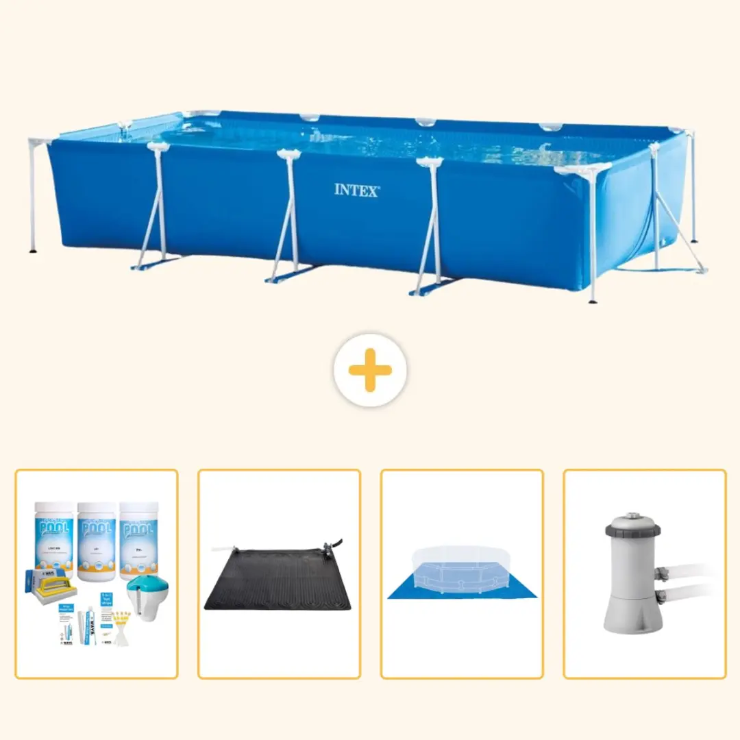 Intex Rechthoekig Frame Zwembad 450x220cm