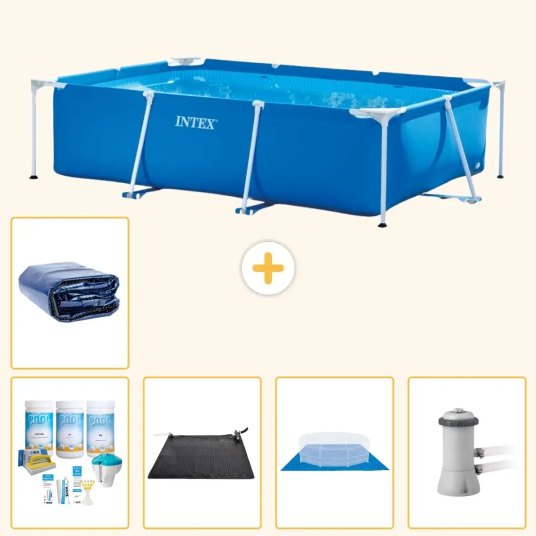 Intex Rechthoekig Frame Zwembad 300x200x75cm