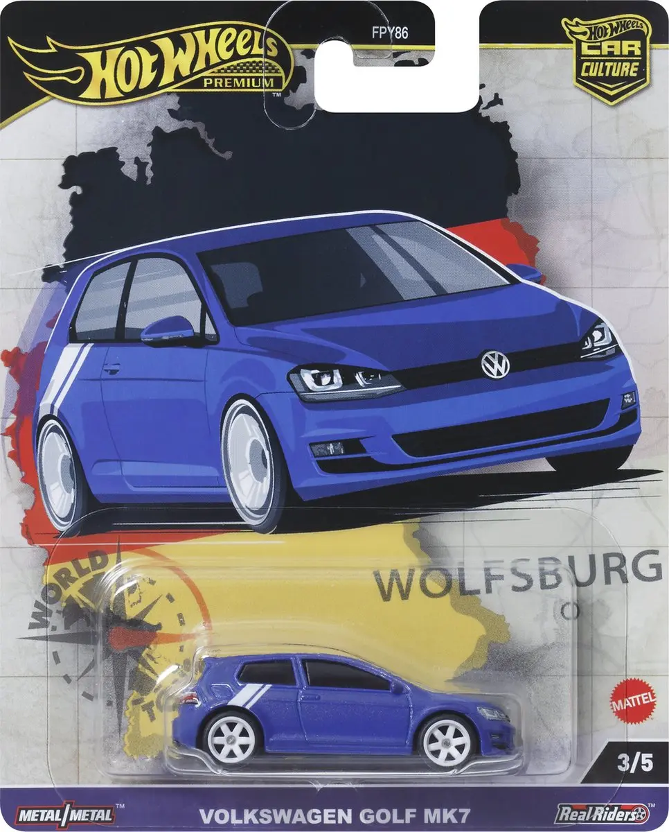 Hot Wheels Car Culture Volkswagen Golf MK7 HRV79
