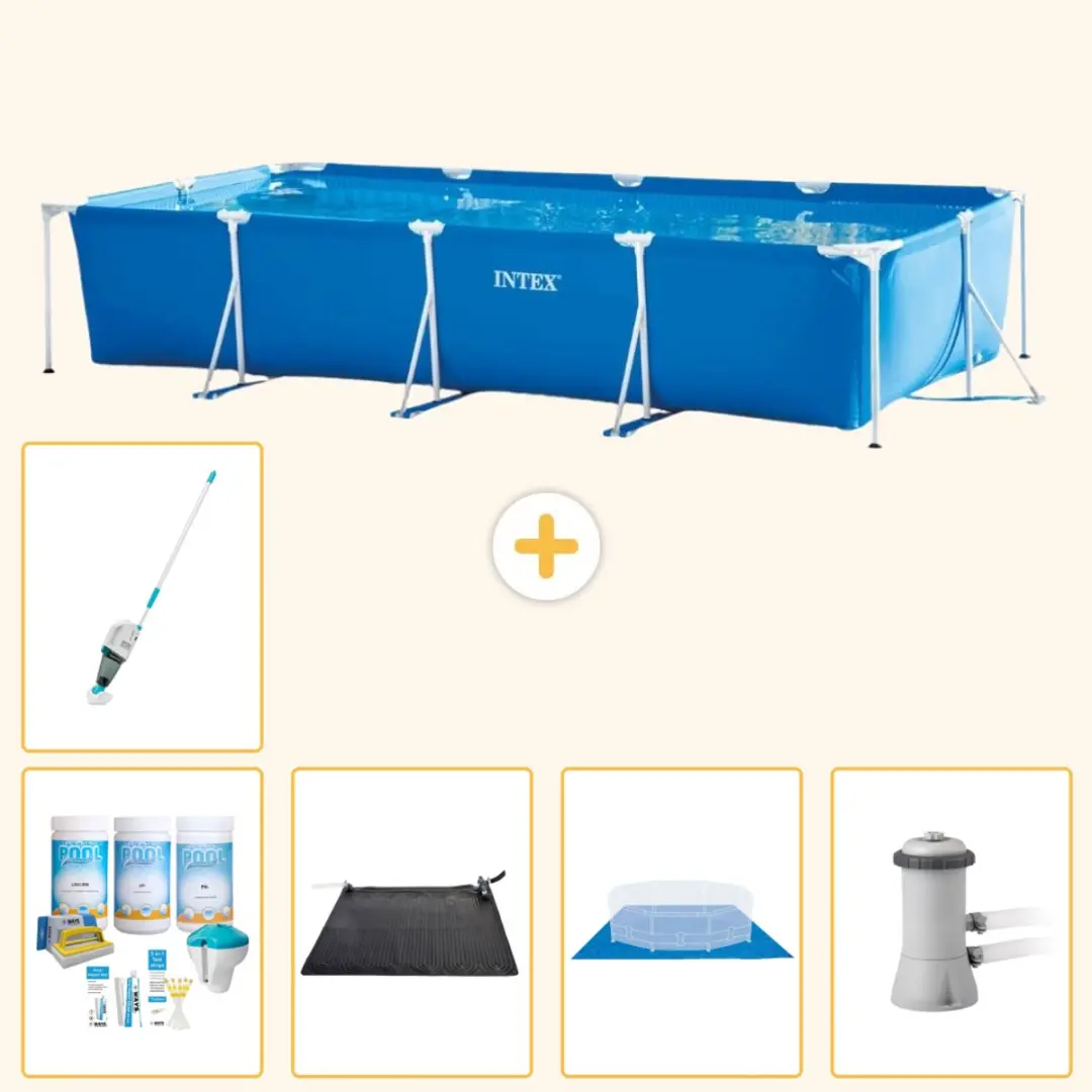 Intex Rechthoekig Frame Zwembad 450x220cm