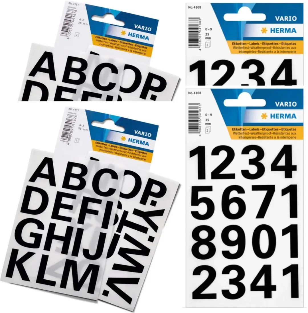 Herma Stickerletters & Cijfers 25mm