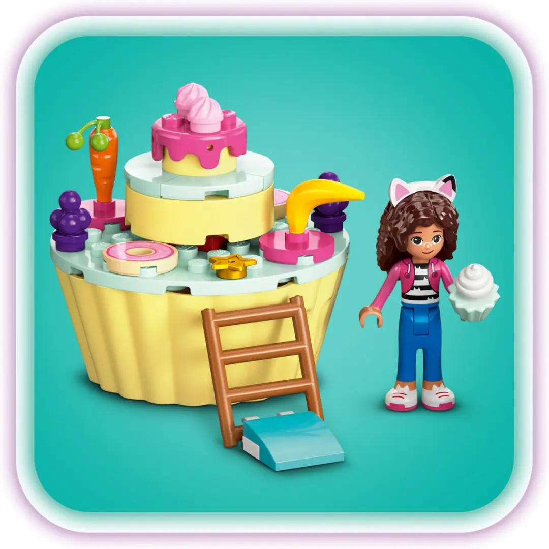 LEGO Gabby's Dollhouse Bakken met Cakey 10785 - 58 Stukken