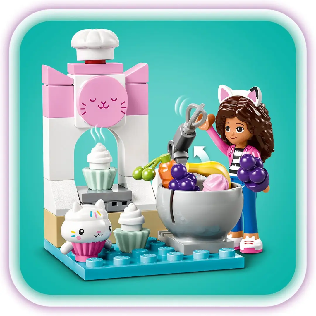 LEGO Gabby's Dollhouse Bakken met Cakey 10785 - 58 Stukken