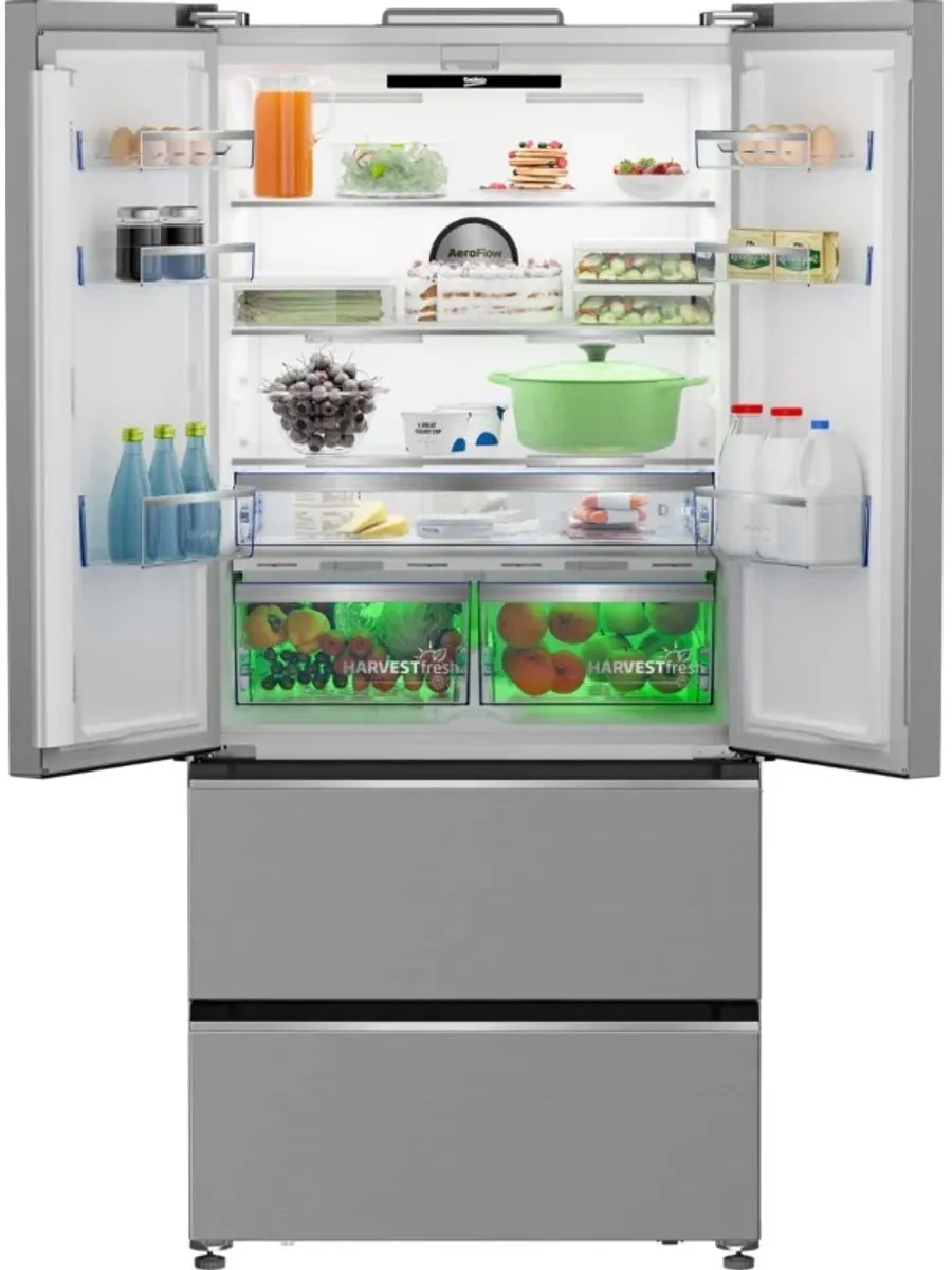 Beko B3RGNE544ZXP French Door Koelkast 513L - Roestvrijstaal - afbeelding 6 van 6