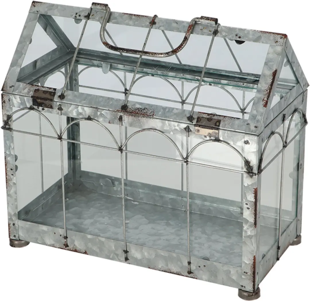 Esschert Design Kweekkas Small - Grijs - afbeelding 2 van 5