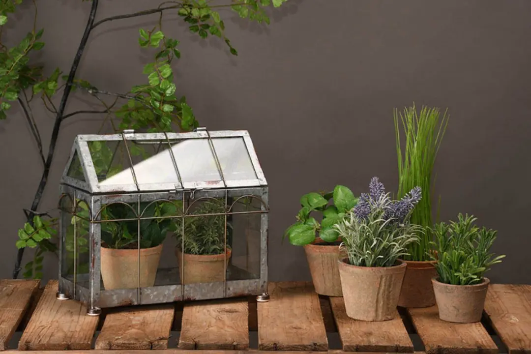 Esschert Design Kweekkas Small - Grijs - afbeelding 5 van 5
