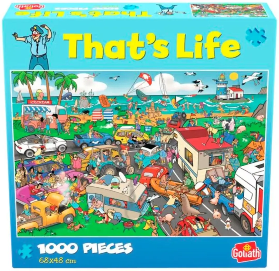 Goliath That's Life Traffic Jam Beach Puzzel 1000 Stuks