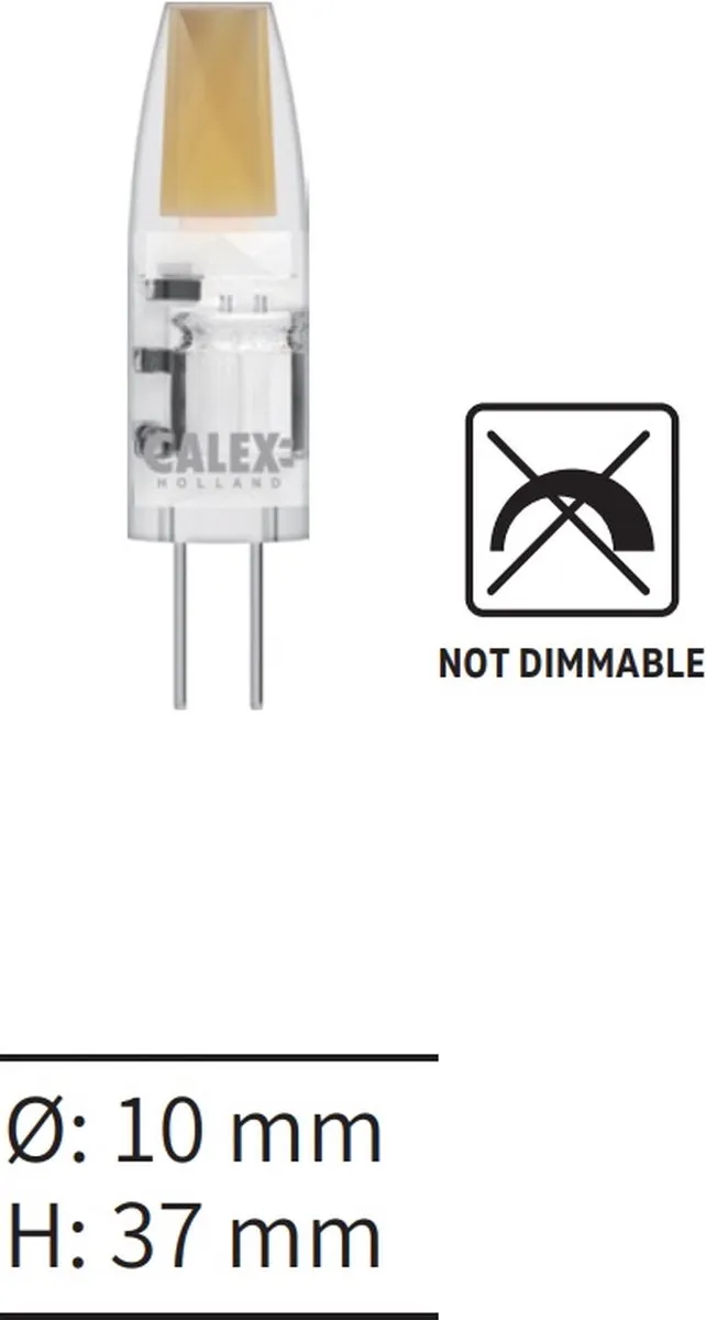 Calex LED G4 1.5W 3000K Warm Wit