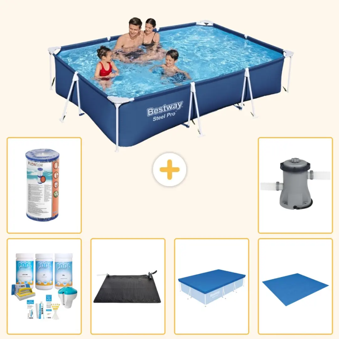 Bestway Steel Pro 56404 Zwembad 300x201x66cm