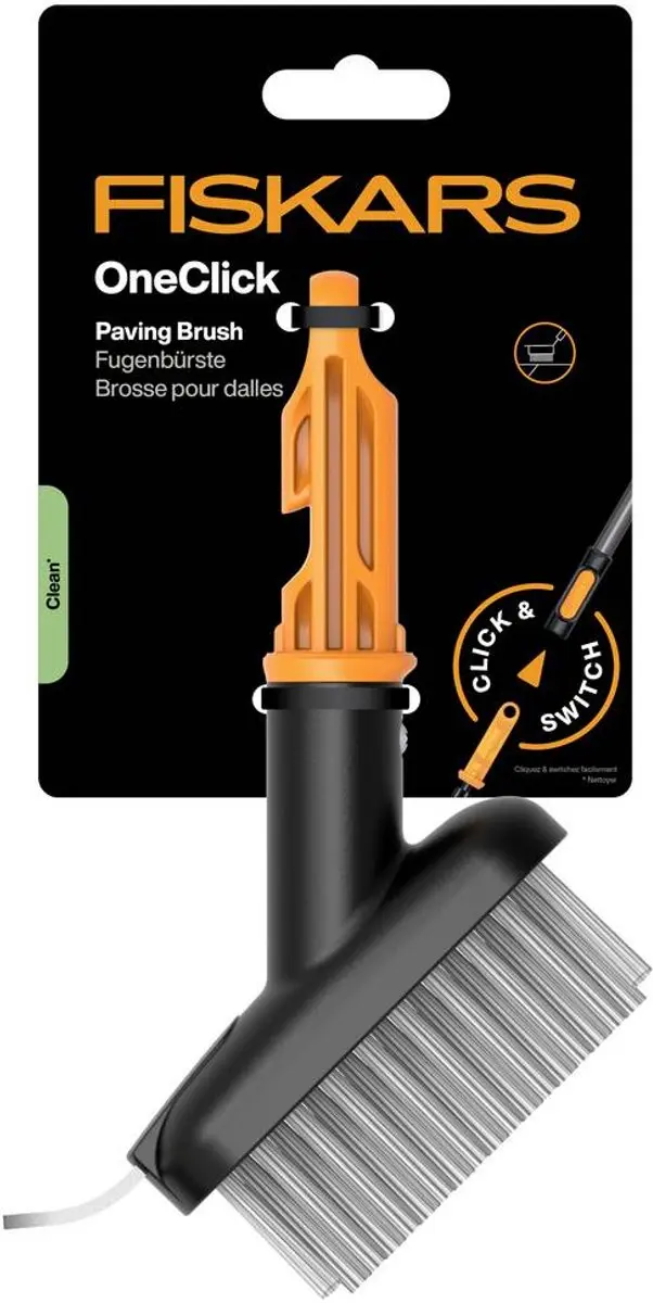 Fiskars QuikFit Voegenborstel 1080697 - Kleurloos