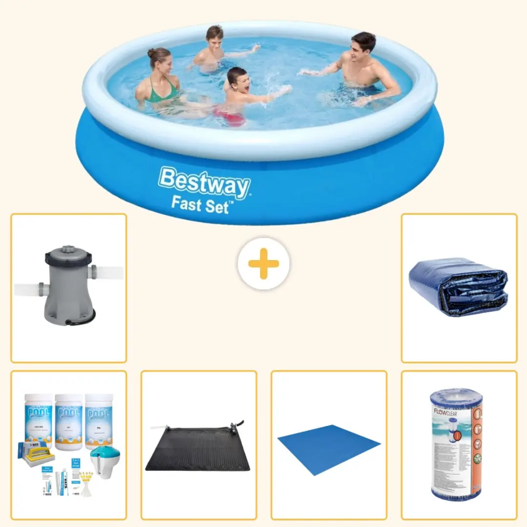 Bestway Fast Set Rond Zwembad 366x76cm