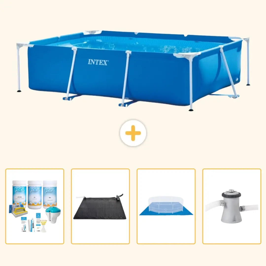 Intex Rechthoekig Frame Zwembad 220x150cm