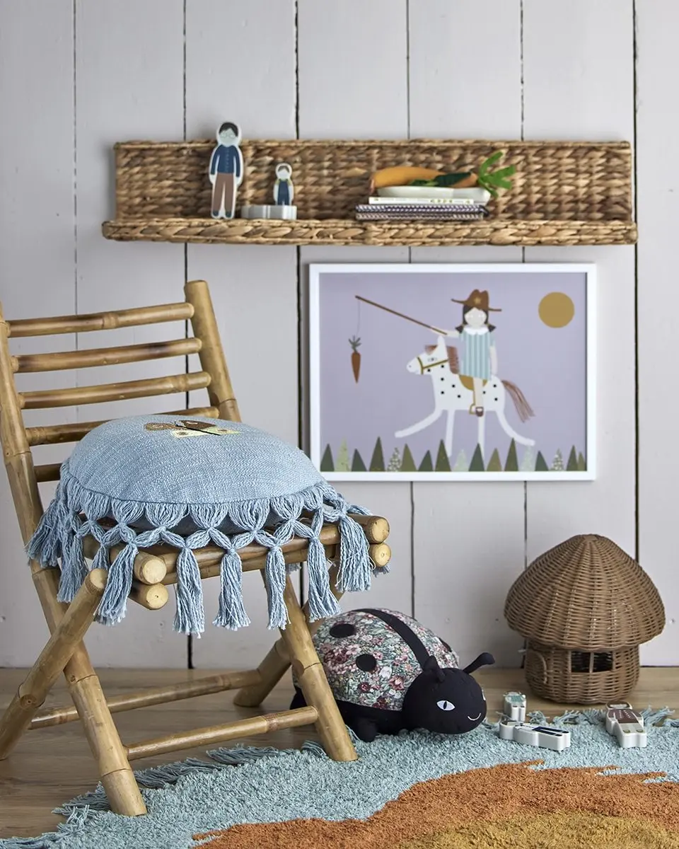 Bloomingville Opbergmand Poppenhuis Dodi - Print