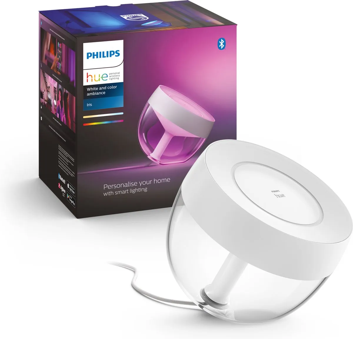 Philips Hue Iris Tafellamp - RGBW Wit