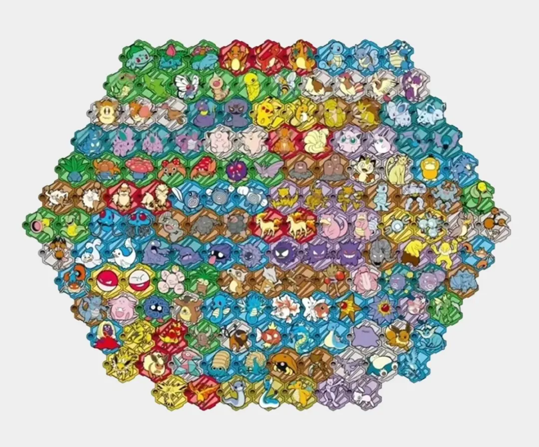 Pokémon 151 Collect Magneetset - Koelkastmagneet