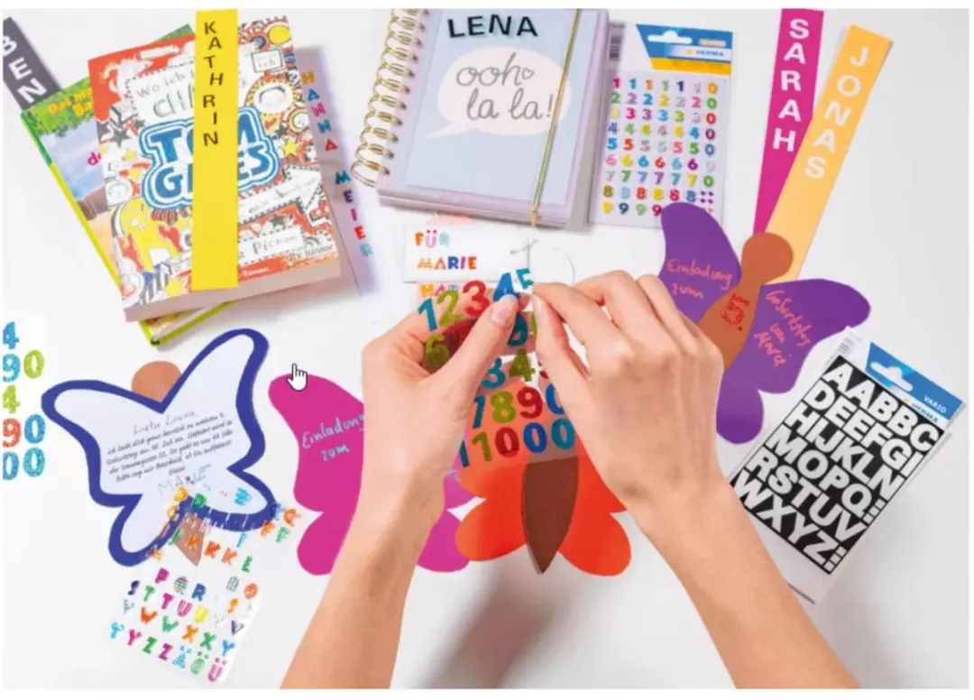 Herma Stickervel Nummers 0-9 - 12 Vellen - 25mm - Diep zwart - Watervast