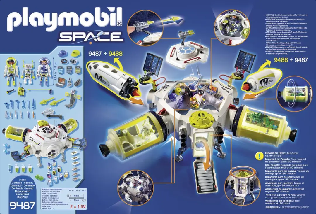 Playmobil Space Ruimtestation Mars 9487 - Multicolor