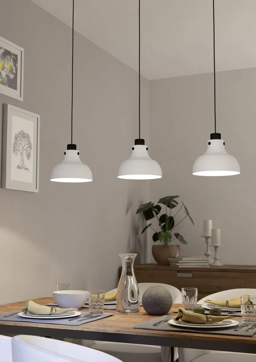 Eglo Matlock Hanglamp E27 - 90cm - Grijs/Zwart - afbeelding 6 van 6