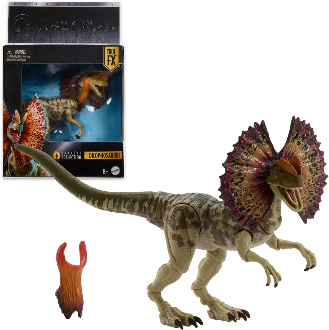 Mattel Jurassic World Rebirth Hammond Collection Dilophosaurus