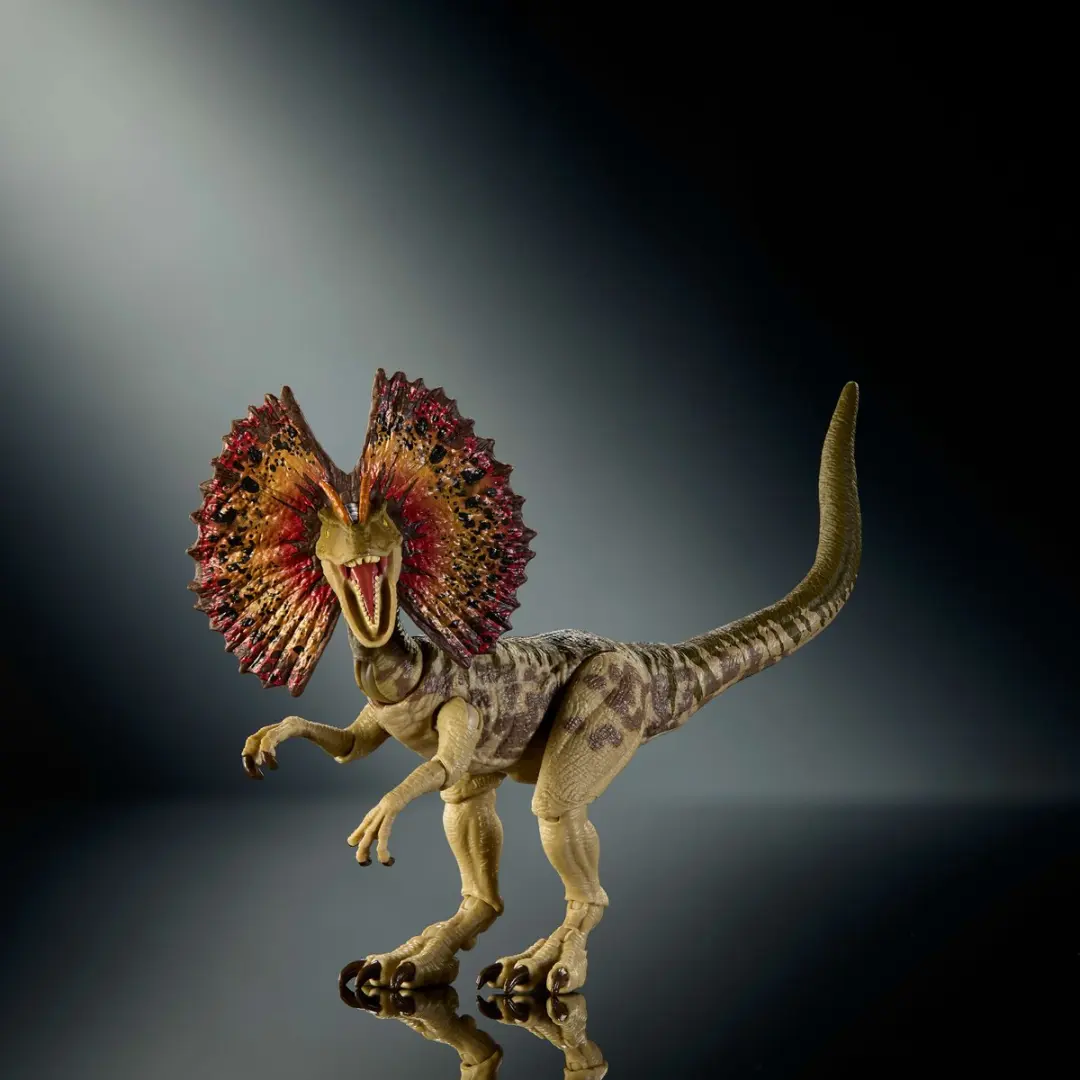 Mattel Jurassic World Rebirth Hammond Collection Dilophosaurus - MATTJKM93 - Multi - afbeelding 6 van 6
