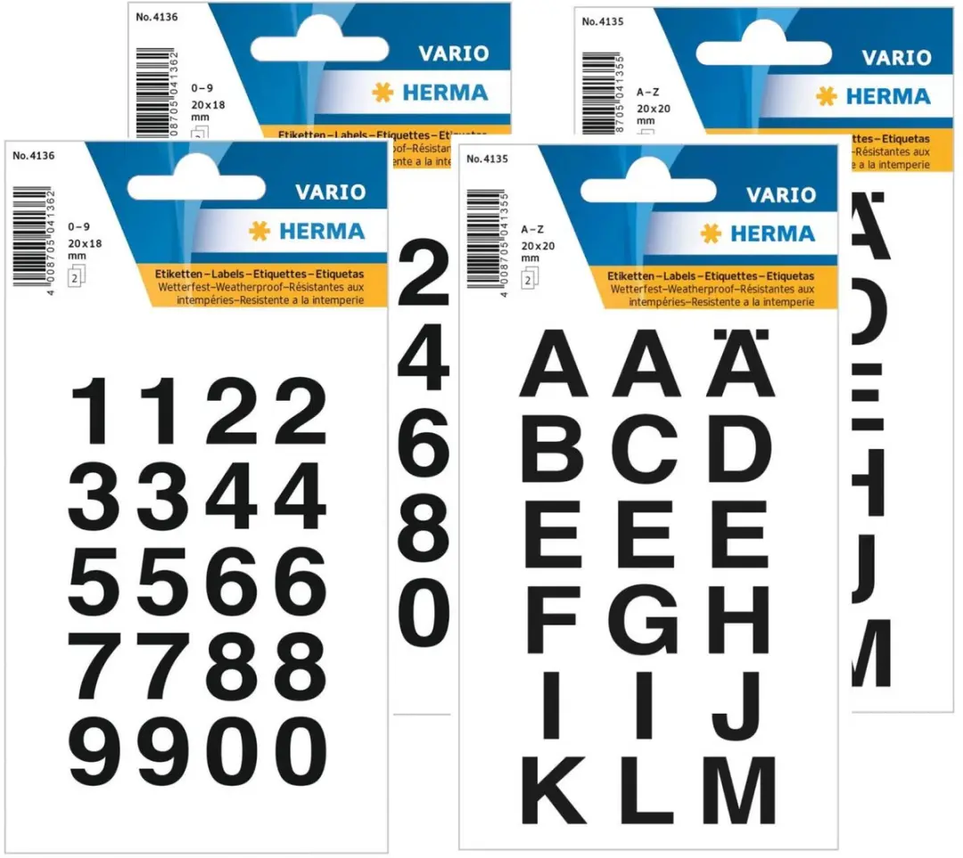Herma Stickerletters & Cijfers 18mm