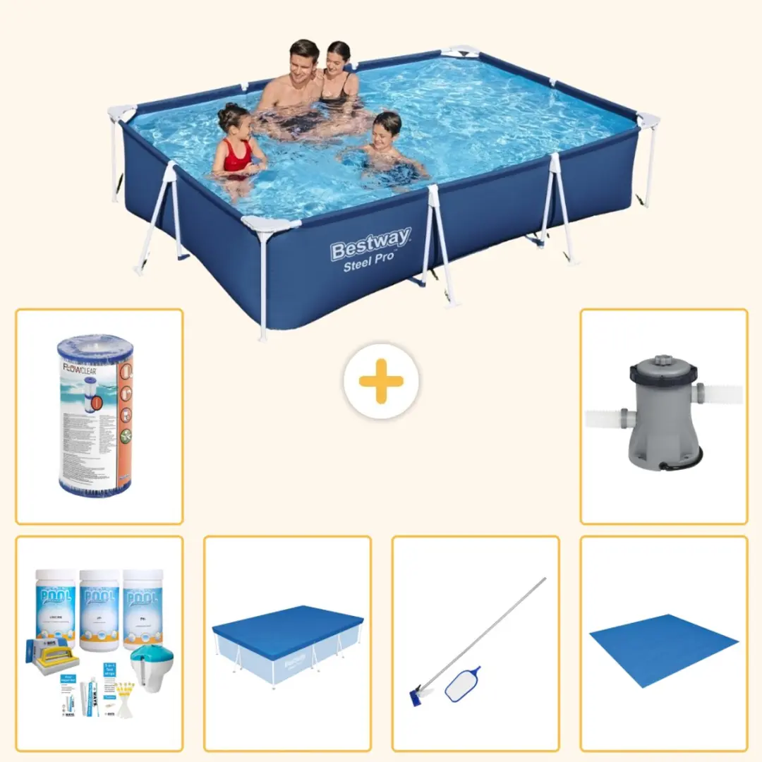 Bestway Steel Pro Zwembad 300x201x66cm