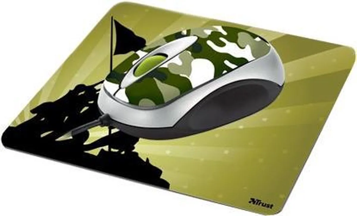 Trust Mini Combat Optische Muis TRU692 - Groen/Wit