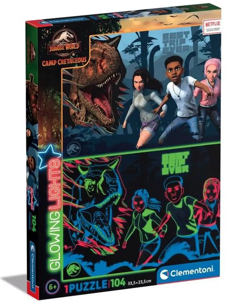 Clementoni Jurassic World Contourpuzzel 104 Stuks