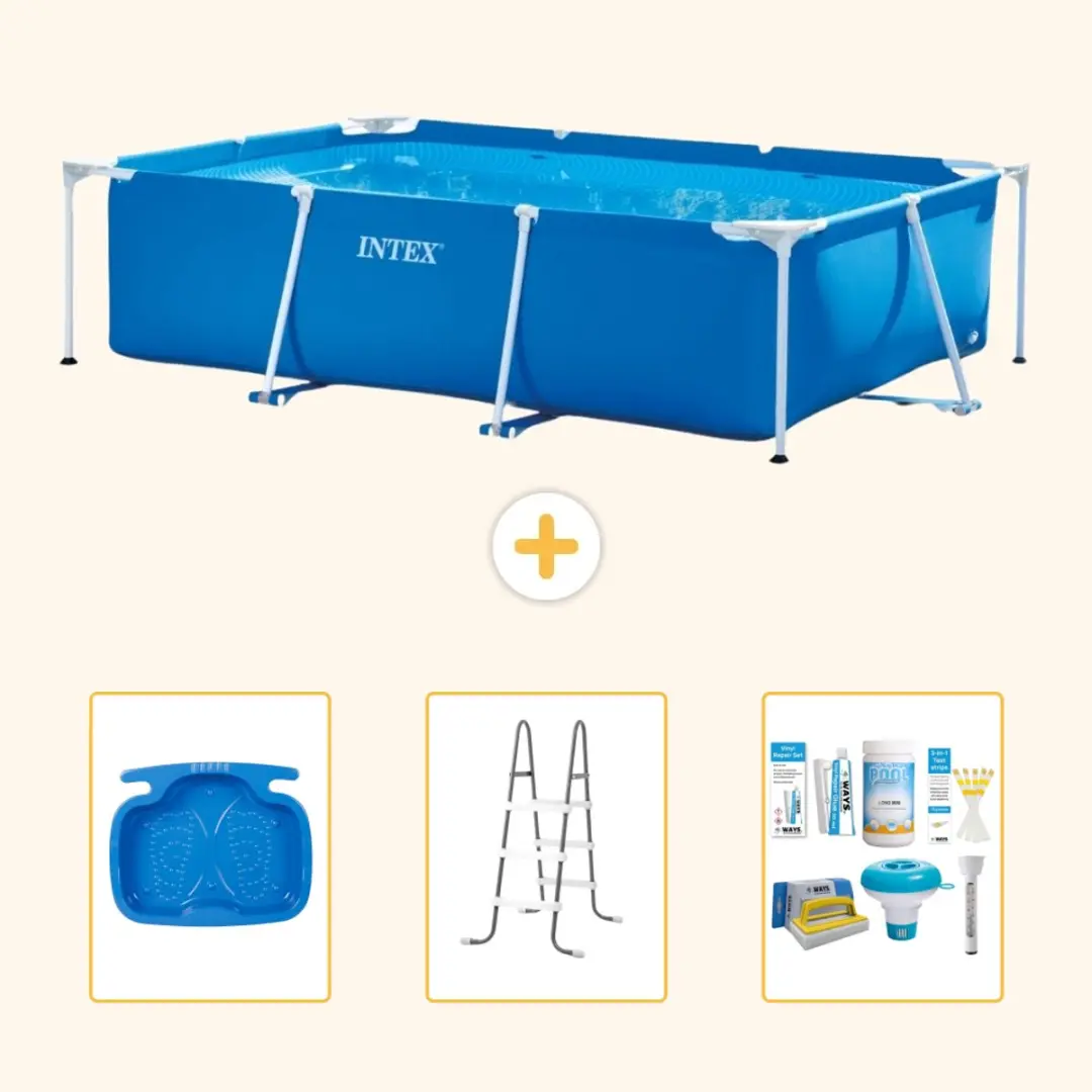 Intex Frame Zwembad 300x200x75cm Blauw