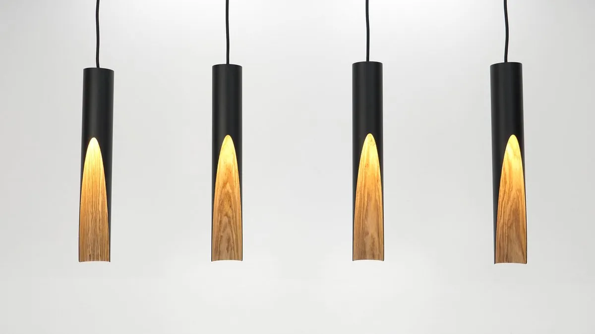 Eglo Barbotto Hanglamp GU10 - 4 Lichtpunten - Zwart/Bruin