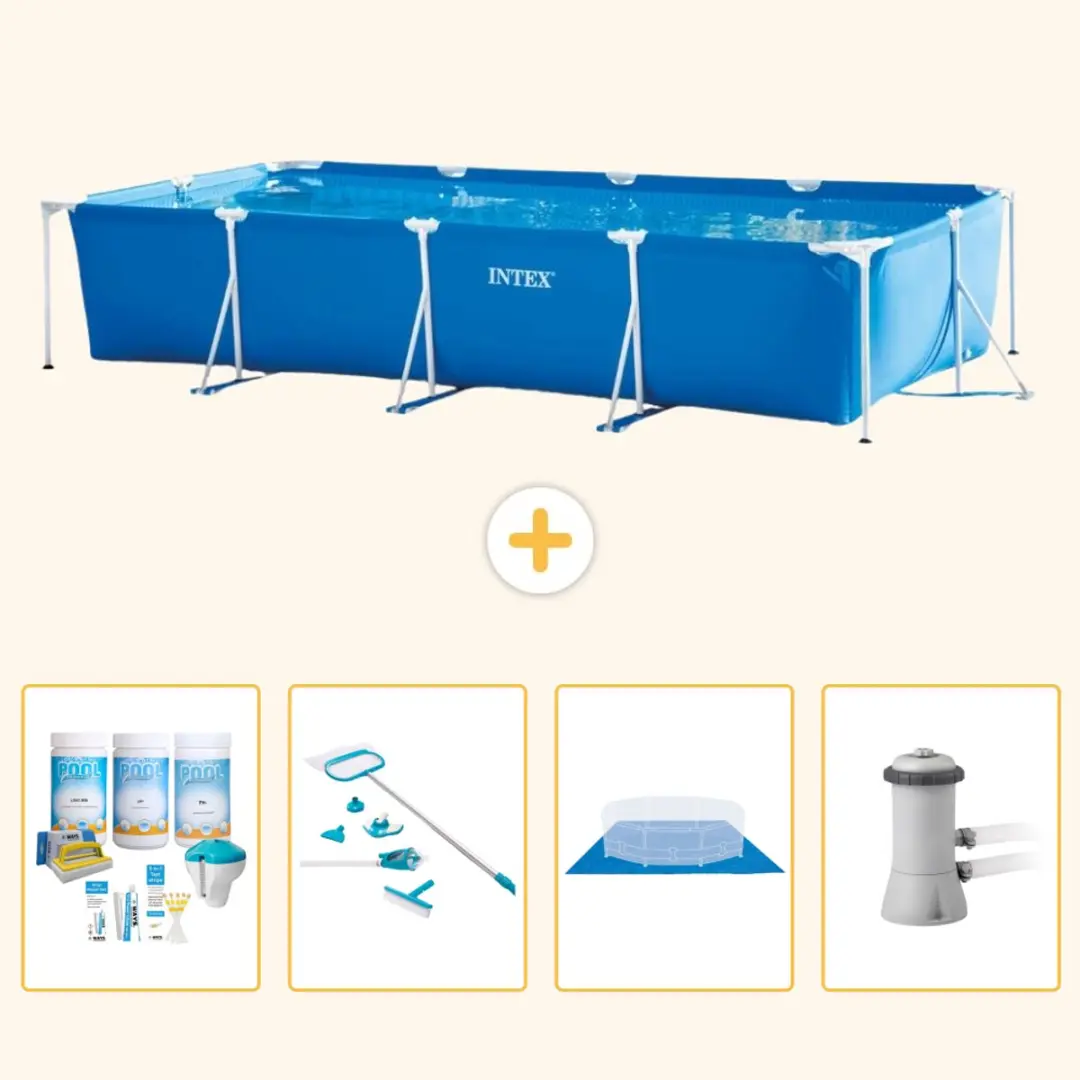 Intex Rechthoekig Frame Zwembad 450x220cm