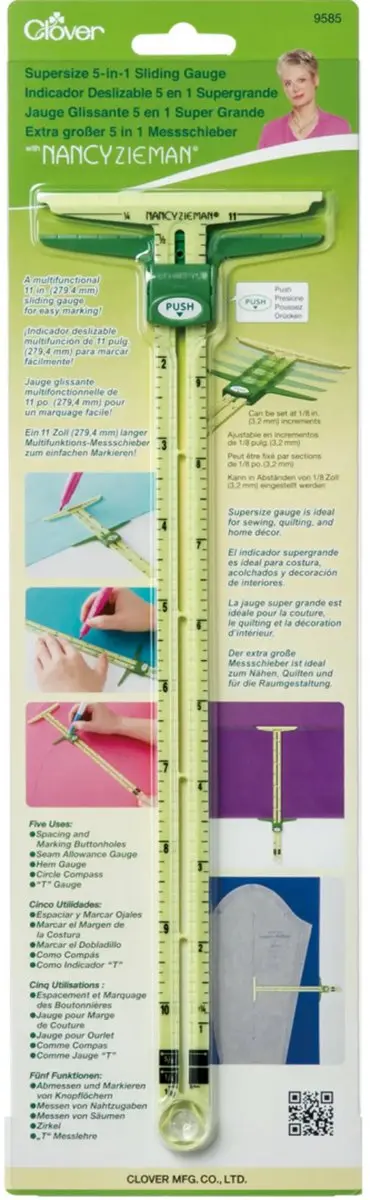 Clover Supersize 5-in-1 Schuifmaat