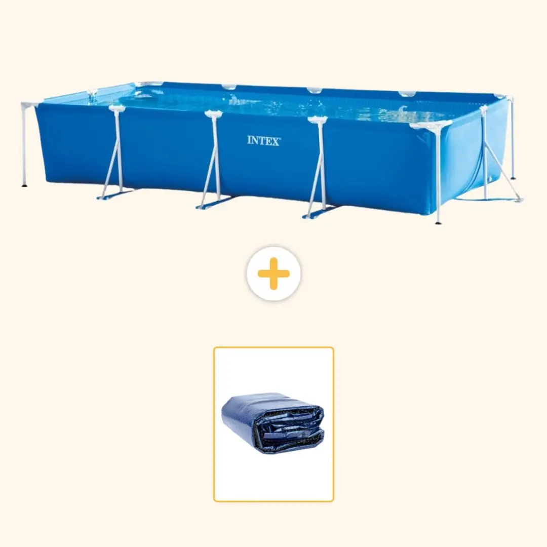 Intex Rechthoekig Frame Zwembad 450x220x84cm