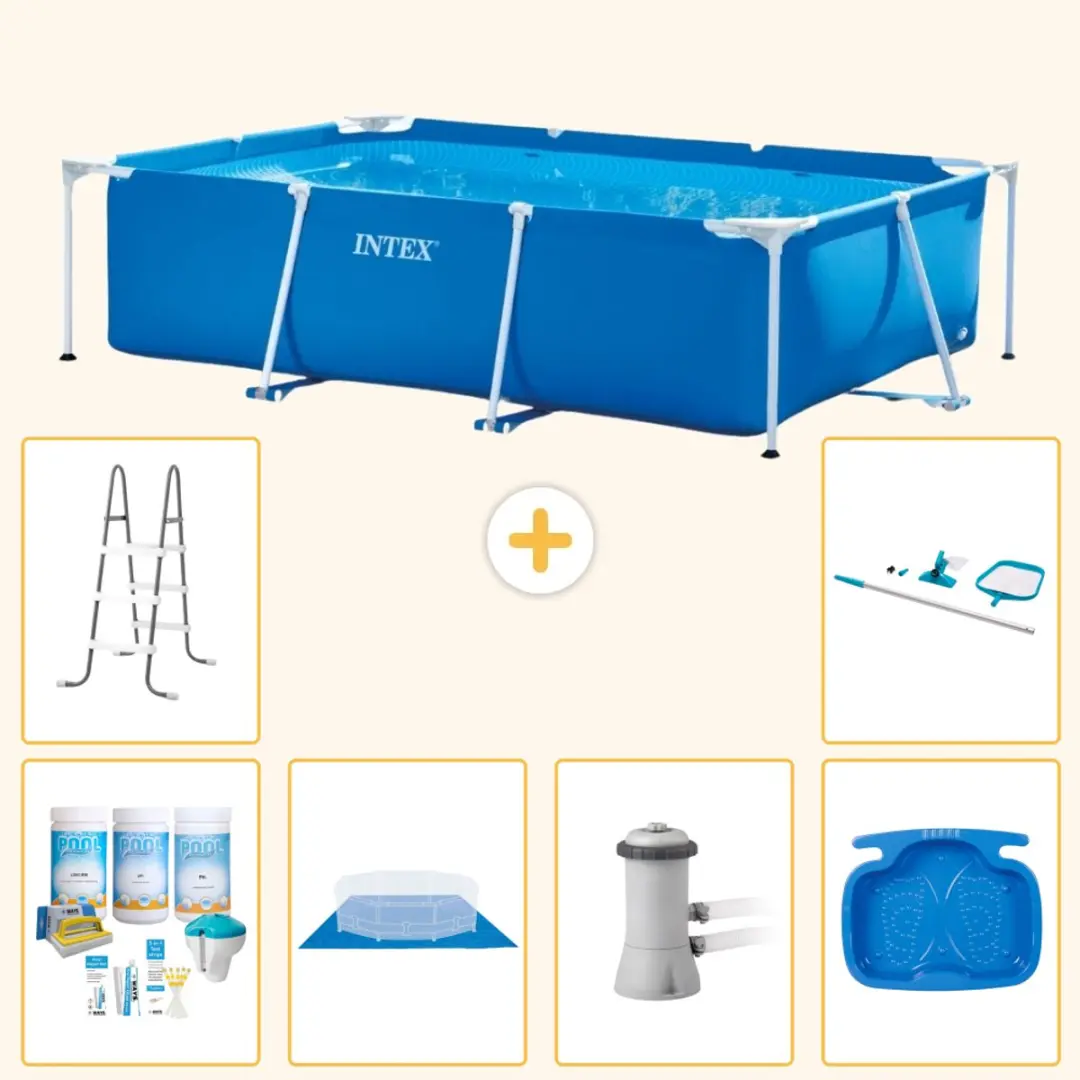 Intex Frame Zwembad 300x200x75cm Blauw