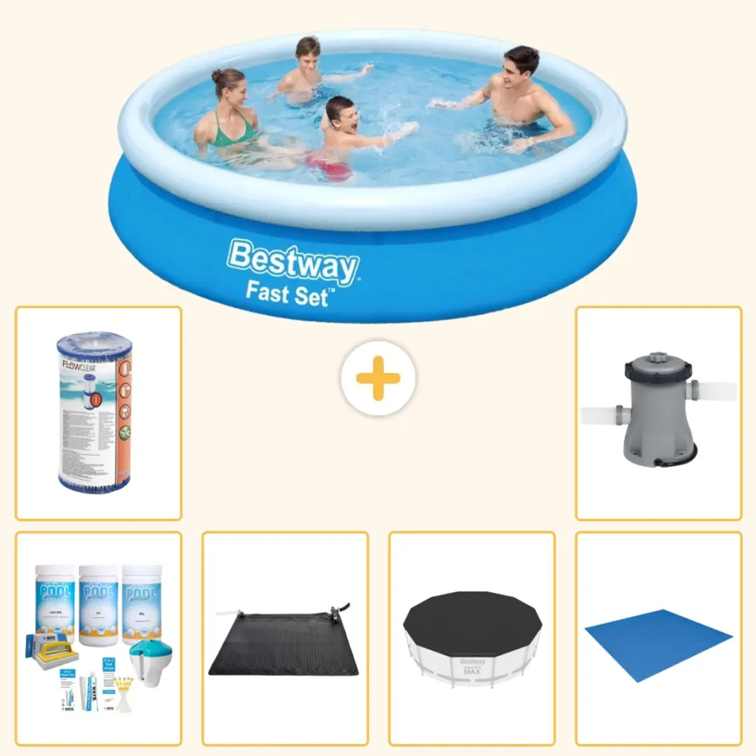Bestway Fast Set Rond Zwembad 366x76cm
