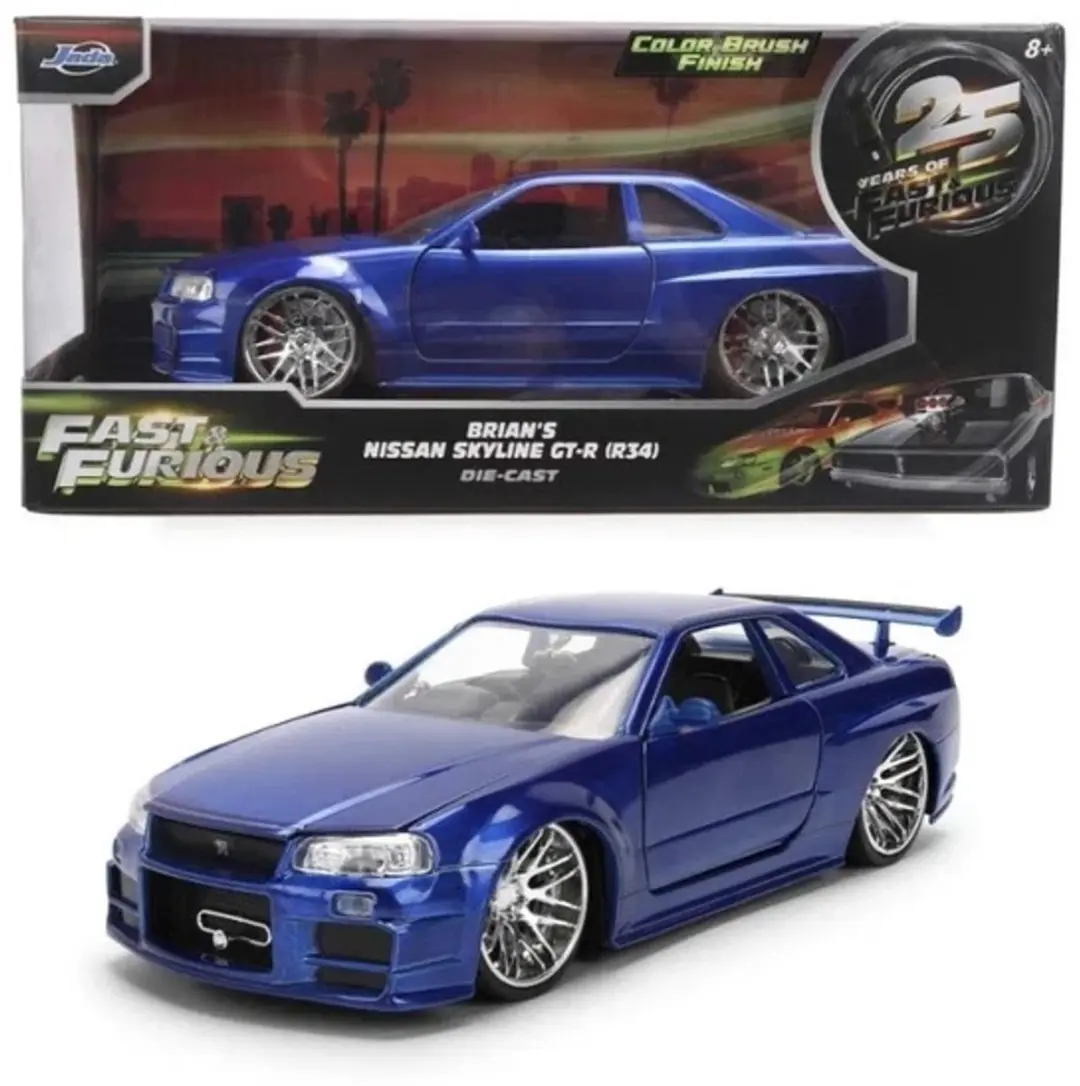 Jada Toys Brian's Nissan Skyline R34 GT-R 1:32 Modelauto