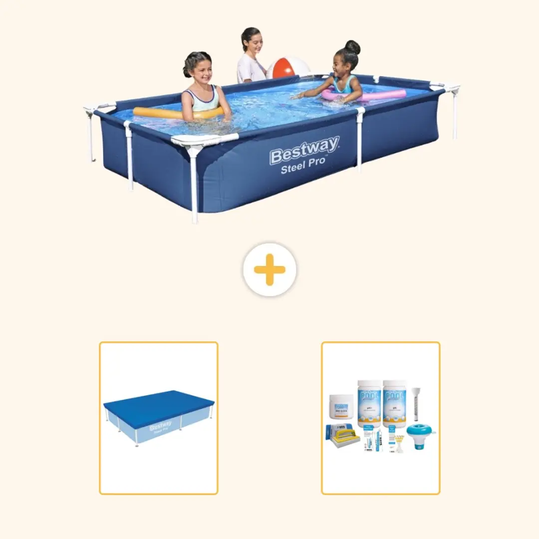 Bestway Steel Pro Zwembad 221x150cm Blauw