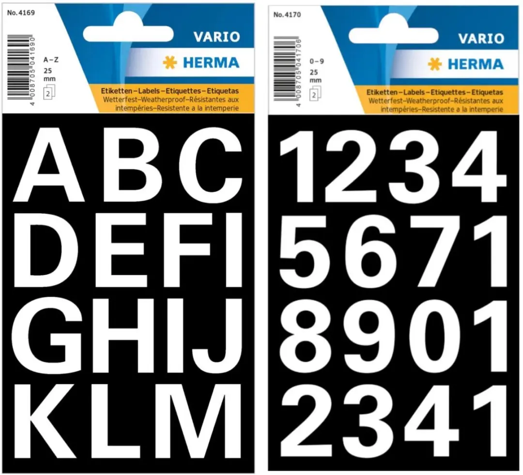 Herma Stickerletters & Cijfers 25mm