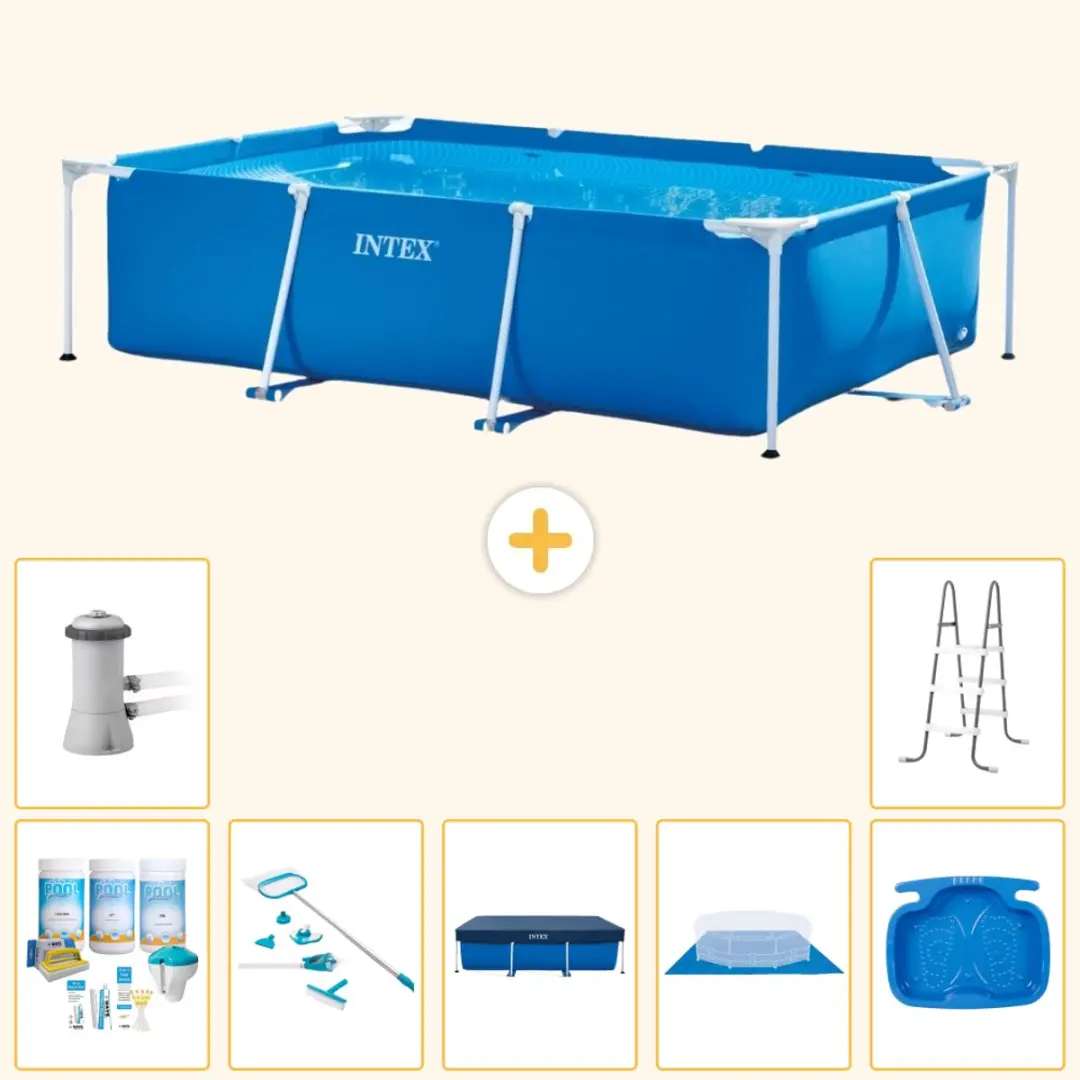 Intex Frame Zwembad 300x200x75cm Blauw