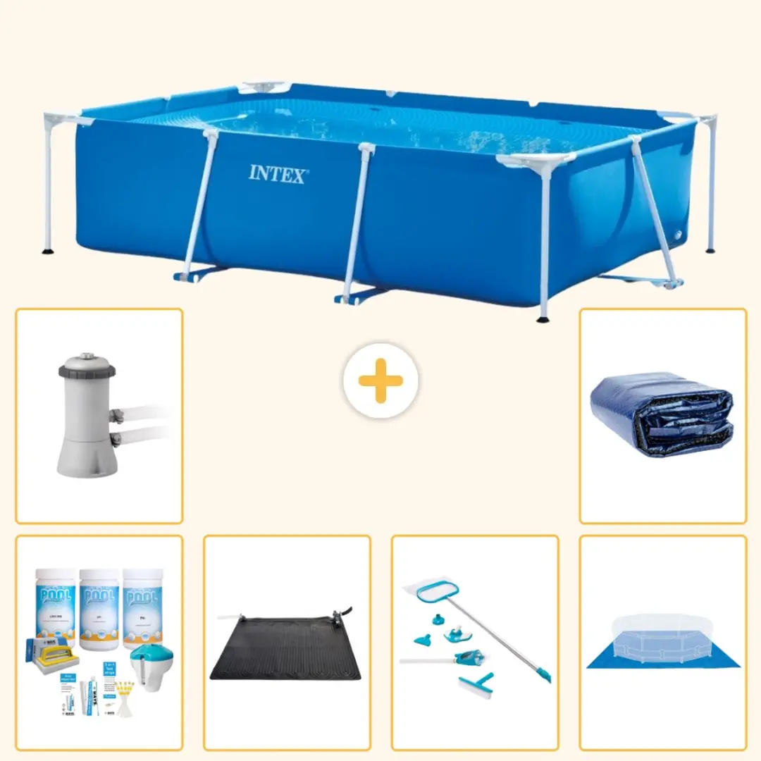 Intex Frame Zwembad 300x200x75cm Blauw
