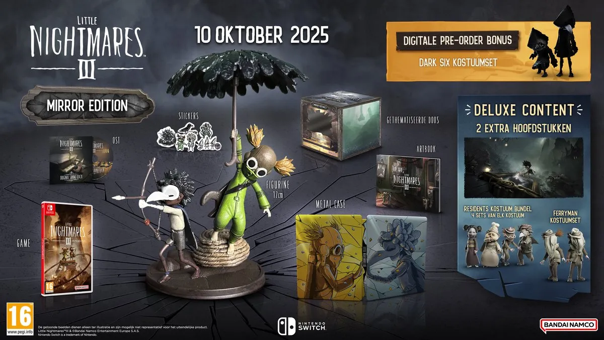 Bandai Namco Little Nightmares III Mirror Edition - Nintendo Switch