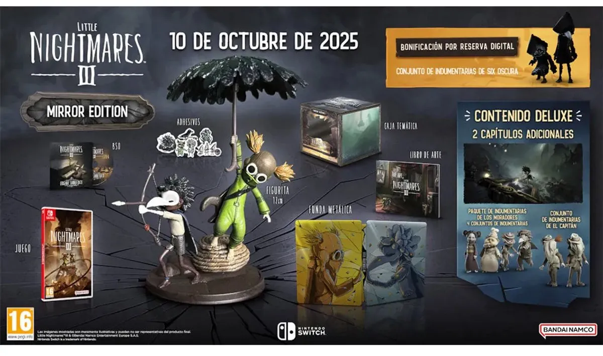 Bandai Namco Little Nightmares III Mirror Edition - Nintendo Switch