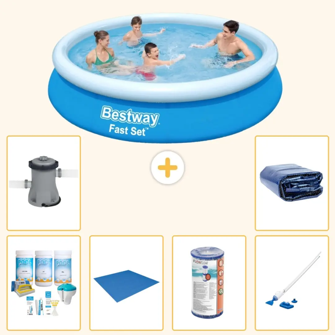 Bestway Fast Set Rond Zwembad 366x76cm